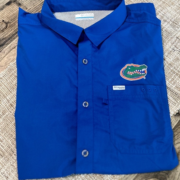 🐊EUC - FLORIDA GATORS COLUMBIA PFG TAMIAMI SHIRT - Picture 2 of 16